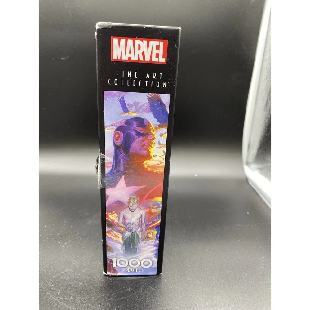 Captain America-Puzzle 1000 Pcs, Marvel Fine Art Collection- Limited Edition-New